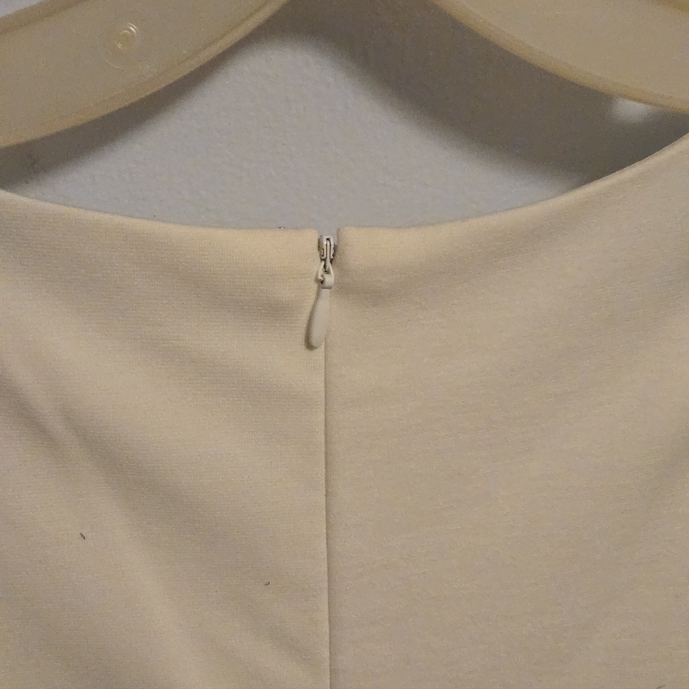 Calvin Klein Ivory Striped Mini Dress - Picture 4 of 12